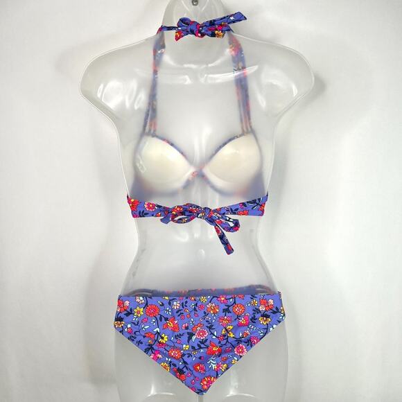 California Waves Macys Exclusive Floral Bikini Small - Picture 6 of 9